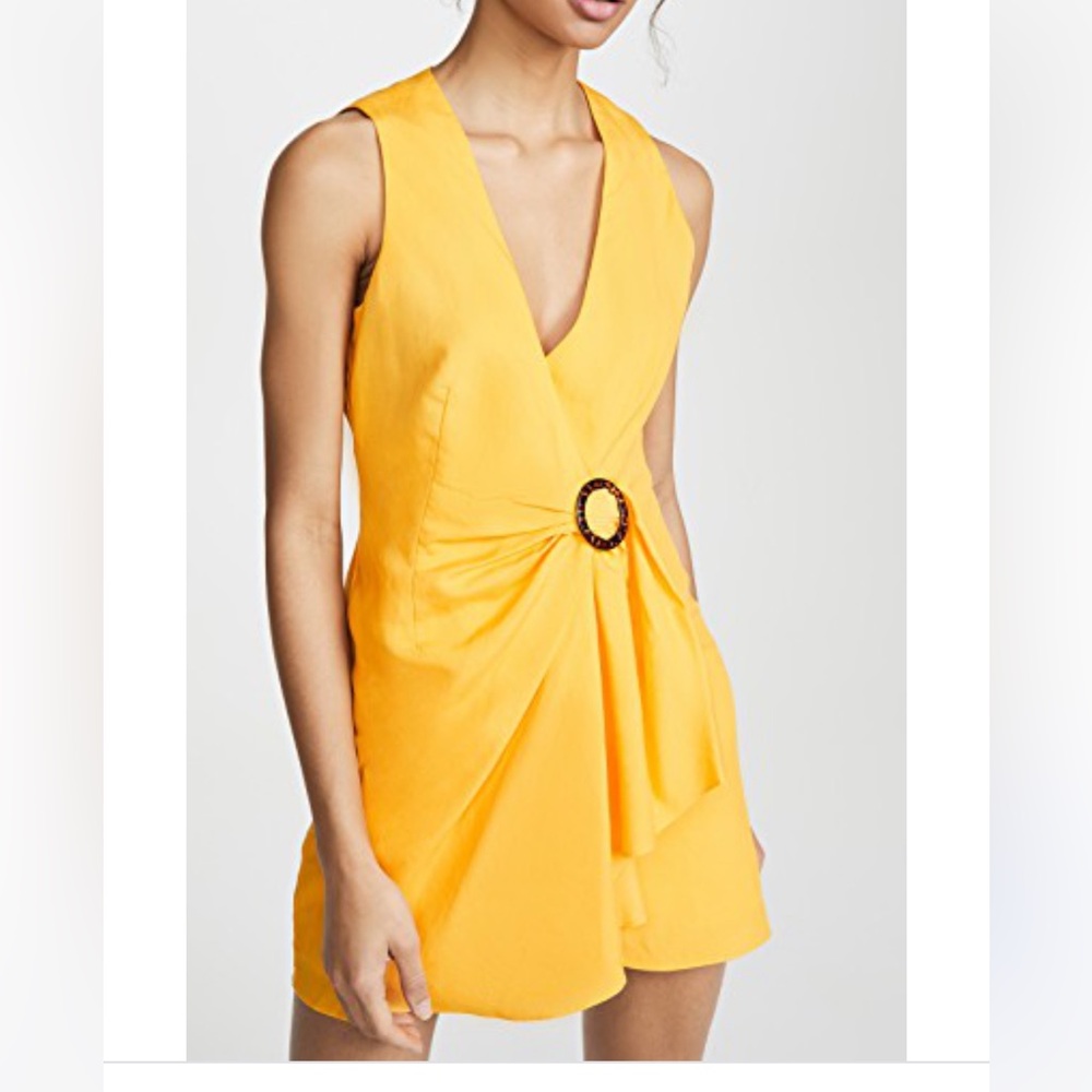 RONNY KOBO SUMMER DRESS SIZE M, LINEN AND TENCEL FABRIC, LINED